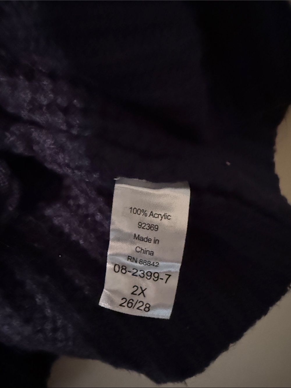 Denim 24/7 Navy Open-Front Ribbed Cardigan - Picture 4 of 6